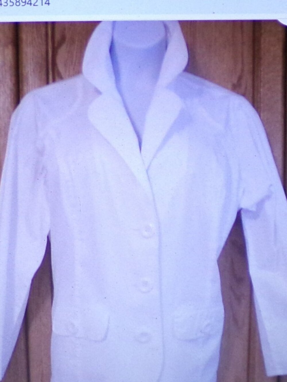 White Blazer Cotton Spandex Size Plus 18/20